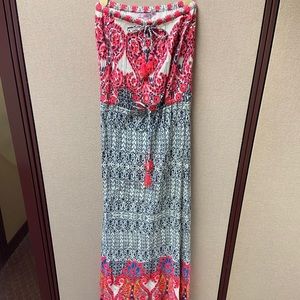 Calypso Boho Tube Top Dress